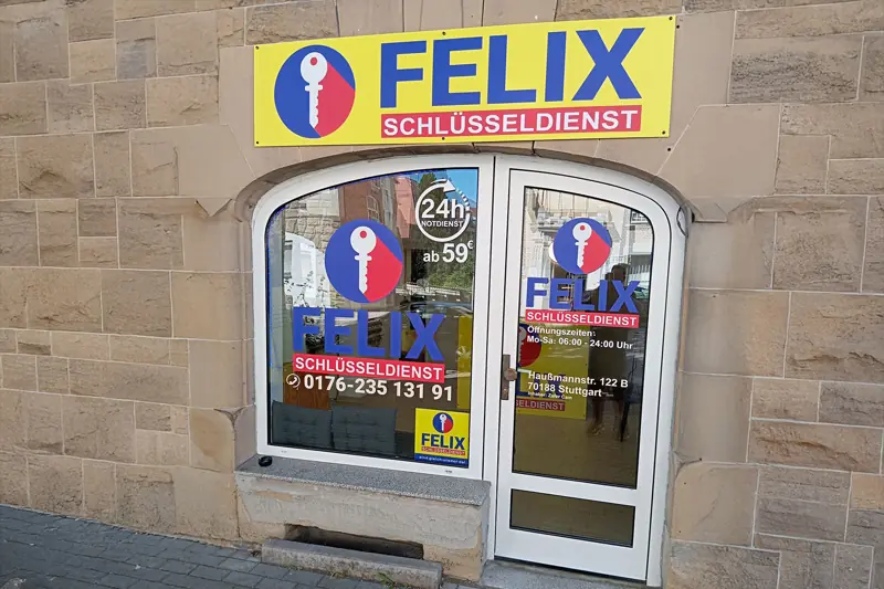 Schlüsseldienst Felix Ladengeschäft in Stuttgart Ost